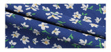 blue floral sleeveless chiffon long dress
