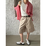 [S/S] ビーチチェックオーバーフィットシャツ (3color)
