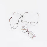 Knouun Square titanium glasses CODE. 103. C Black