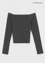 [MADE] Utah Off-Shoulder Long Sleeve T-Shirt