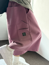 CARPENTER HIP PATCH バルーンワイドバミューダ 🩵🎀🤍🩶🖤5COLOR