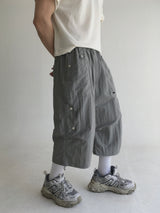 strap pintuck bermuda pants(3colors)