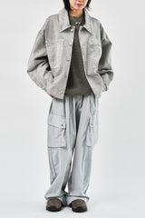 Cracker Dyeing Cargo Pants (2color)