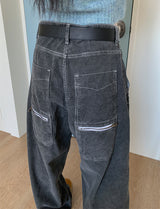 CORDUROY BACK POCKET PANTS (2C)