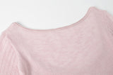 Scoop knit dress - pink
