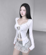 lace ribbon hole cd (3colors)