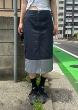 フリップデニムスカート