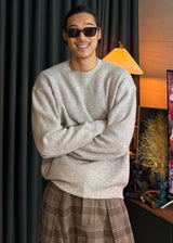 [virstyle original] INKKI Wool Drop-Shoulder Knit 2COLOR