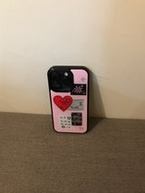 quilted patch epoxy phone case
