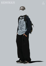 AND Pin-tuck Balloon Pants