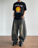 Haku Stripe Denim Pants