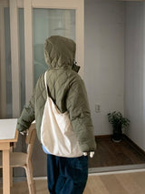 [unisex] Belcott Two-Way Quilting Hood Padding Jumper