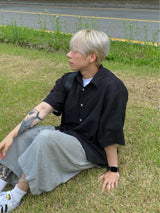 Youth linen short sleeve shirt 3C