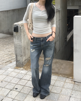 ボタン ハーフスリーブ Tシャツ