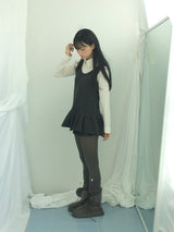 a flared winter dress