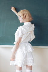 bigribon frill shirt 