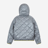 1/2 リバーシブル 2色ライトダウンジャケット (GRAY/YELLOW)