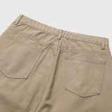 Cent Reverse Pintuck Cotton Pants
