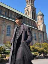 Solari Double-Breasted Long Coat (2 Colors)