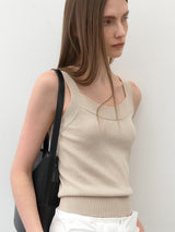 (Z-T-6883)ESSENTIAL SLEEVELESS KNIT