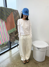 カットアウトレイヤードTシャツ