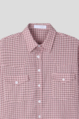 Pine Cropped Check Shirt