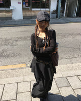 Strap hunting cap