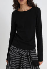[B-BASIC] Light Standard Round Long Sleeve T-shirt (2size)