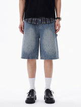 urban carpenter bermuda denim pants (blue)