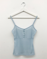 Epo Sheer Button Sleeveless (6color)