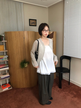 Linen Pintuck pants