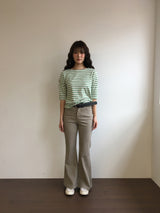 [SET]アーデンブーツカットパンツ + ベルト (3color)