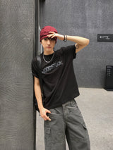 ストックセミクロップ ショートスリーブTシャツ4C