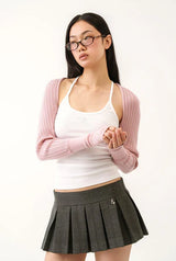 Golgi cotton bolero - indi pink 