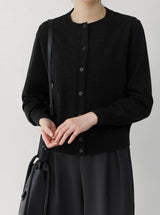Aver Layered Cardigan Knit