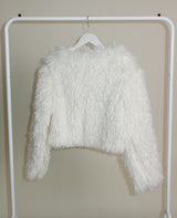 Angel Hairri Fur ボレロ ショートジャケット (Semi Cropped Jacket)