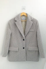 Hairy cream jacket