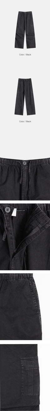 [S/S] パラシュートバンディングカーゴパンツ(4color)