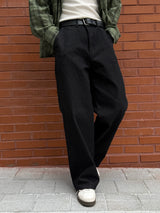 Dying patch carpenter denim