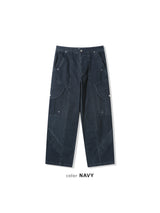 Rounding Dyeing Cargo Pants (2color)