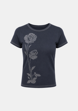 Azelie Rhinestone Flower Tee