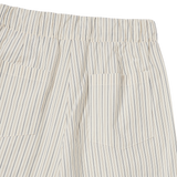 25SS STRIPE SET-UP LOOSE FIT SHORT PANTS IVORY