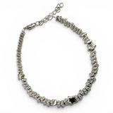 Vintage Silver Star Beaded Bracelet