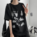 チーチ キャット ショートスリーブ Tシャツ(3 colors) H&L