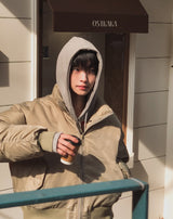 Tetsu Shirring Flight Padding Jumper