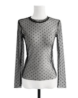 twin dot see-through layer TOP
