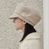 VA Stud Balloon Bellboy Cap / Beige