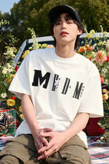 チャンキーニットMロゴTシャツ