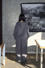 SYMBOL STUD PIGMENT SWEAT PT CHARCOAL