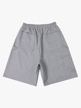 Double knee carpenter sweat half pants 2C